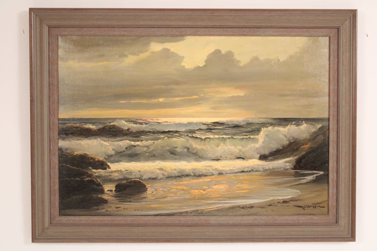 Laguna Coastal Painting by Robert W. Wood (1889-1979)