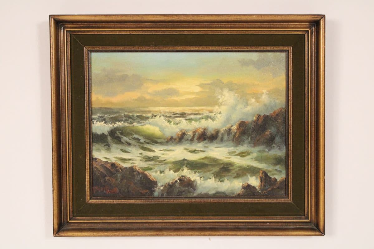 Seascape Painting by Robert Wee (Born 1927)