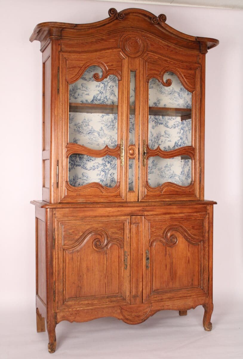 19th Century Louis XV Provincial Pine Buffet Deux Corps