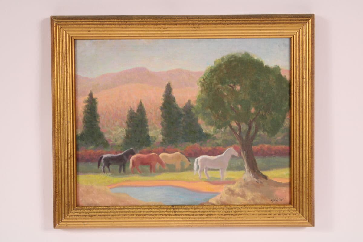 Painting by Oscar Galgiani (1903-1994)