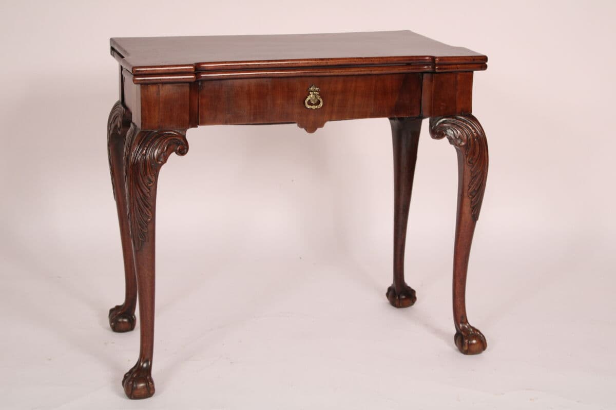 18th Century George II Mahogany Games Table
