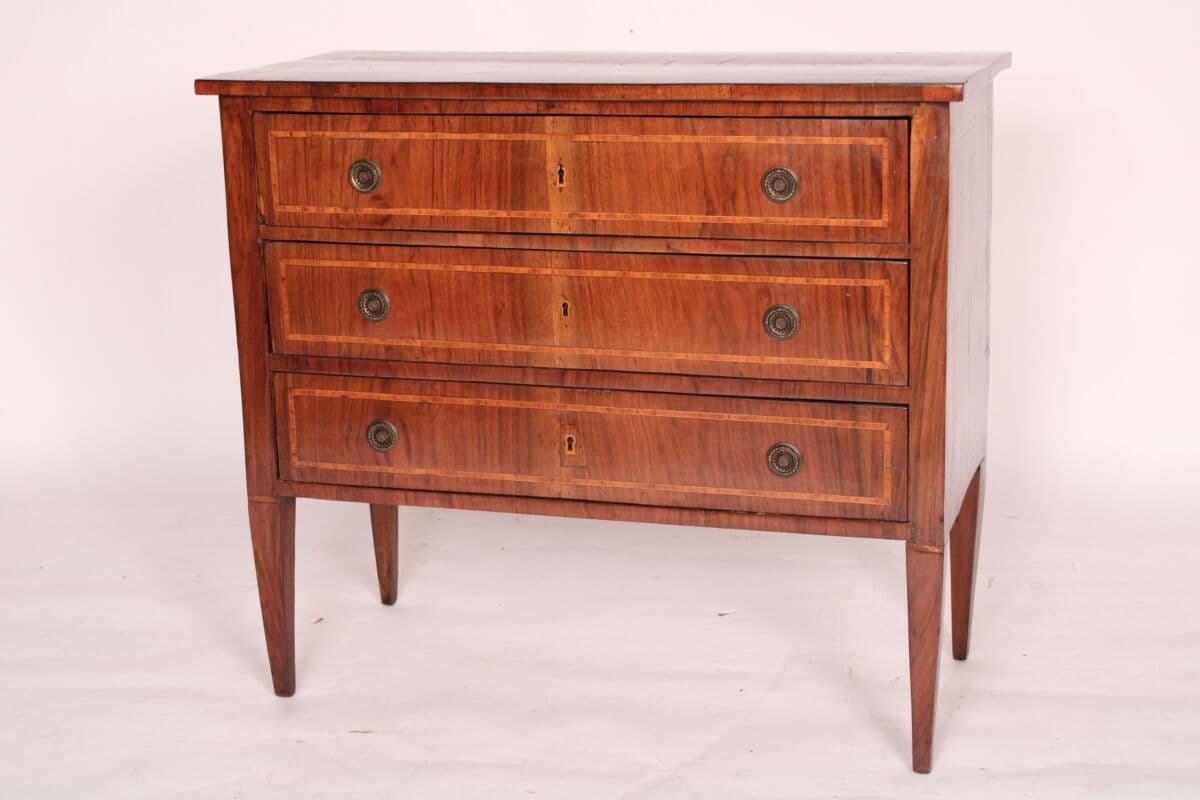 19th Century Italian Louis XVI Style Chest of Drawers
