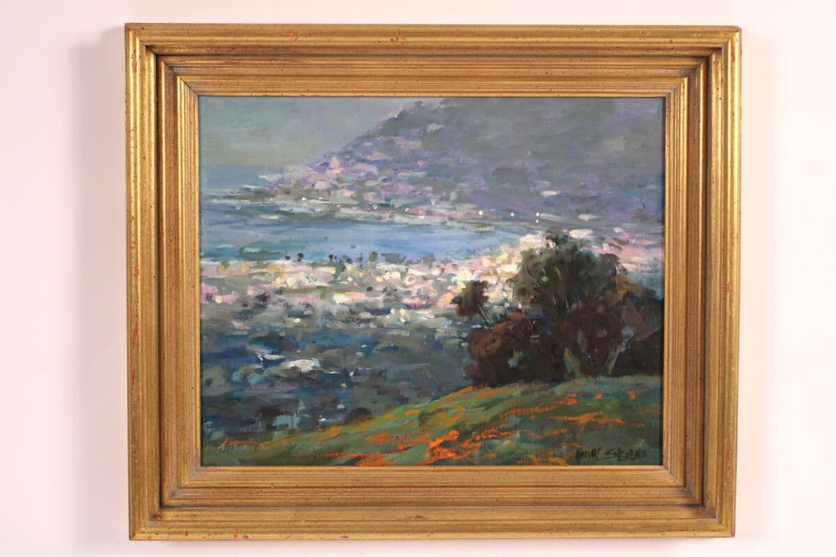 Painting of The Laguna Beach Coastline by Allayn Stevens