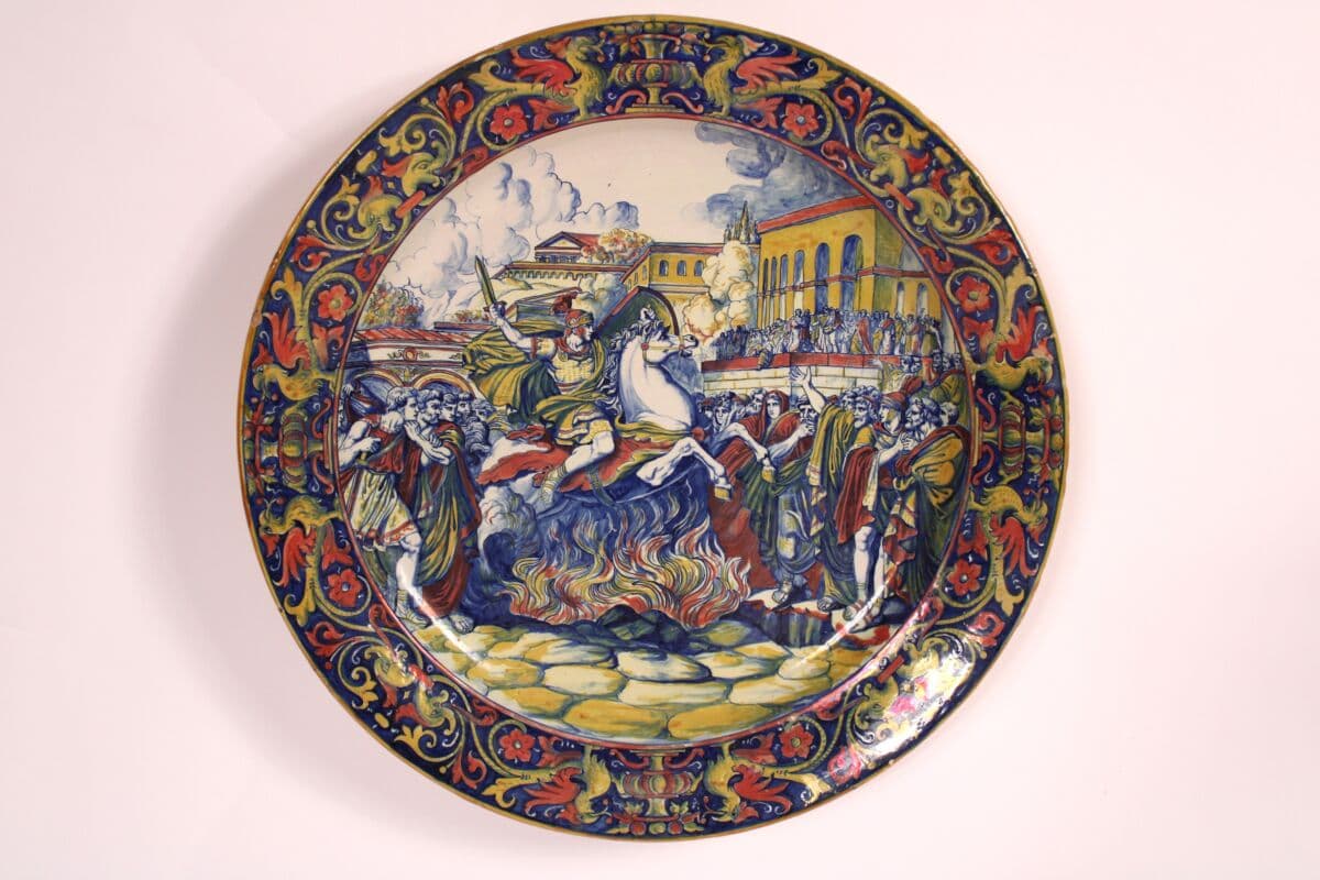 19th Century Italian Majolica Charger