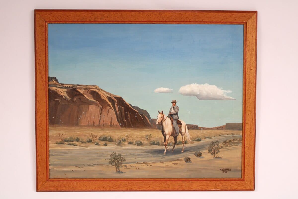 Western Painting by Chad Hulbert (1897-1974)