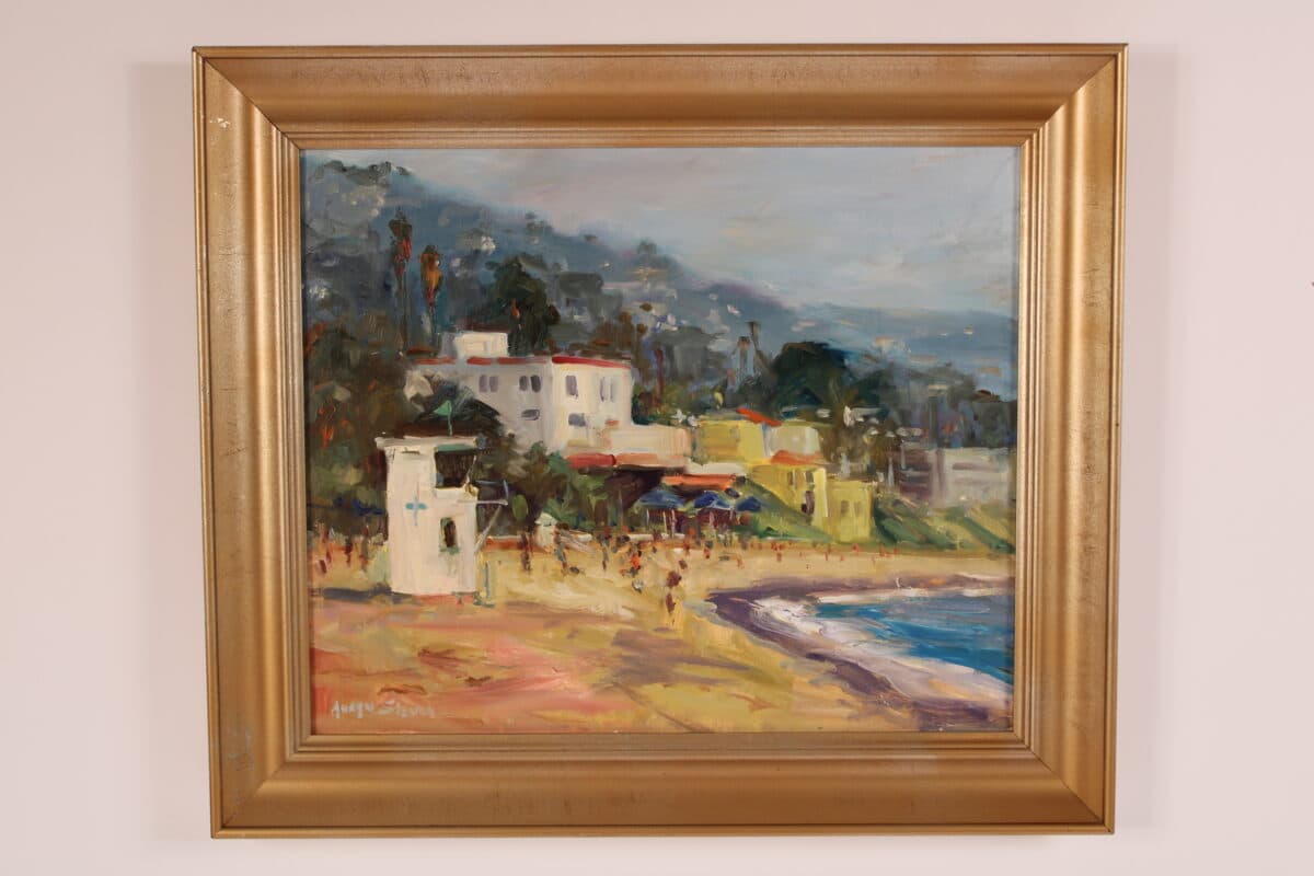 Painting of Laguna’s Main Beach by Allayn Stevens