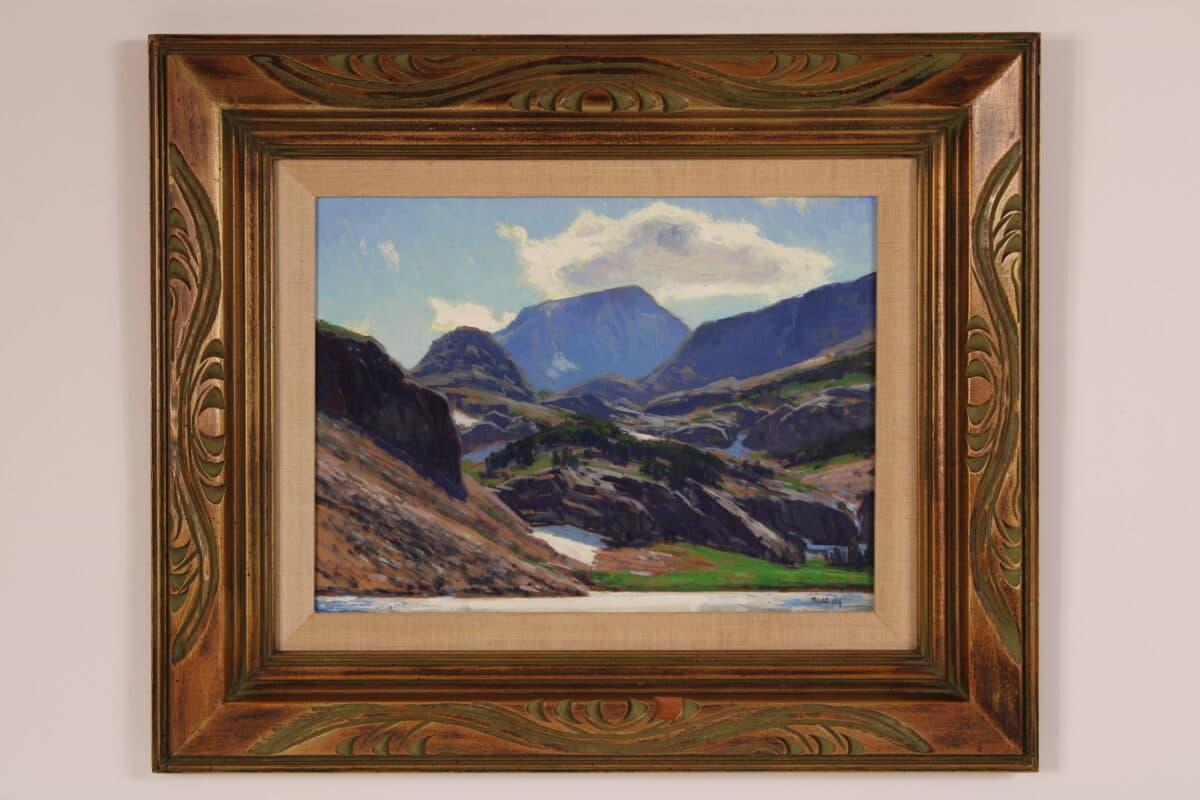 Mountain Landscape Painting by Taylor Lynde (Born 1970)