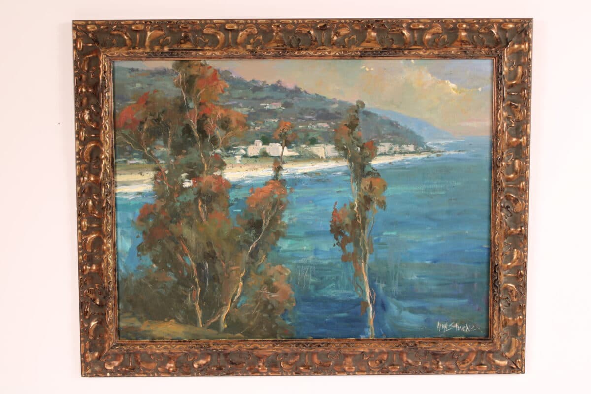 Impressionist Painting of Laguna Coastline by Allayn Stevens