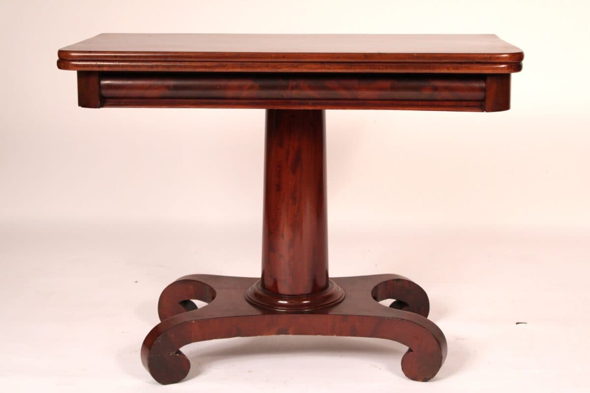 19th Century Classical Mahogany Games Table