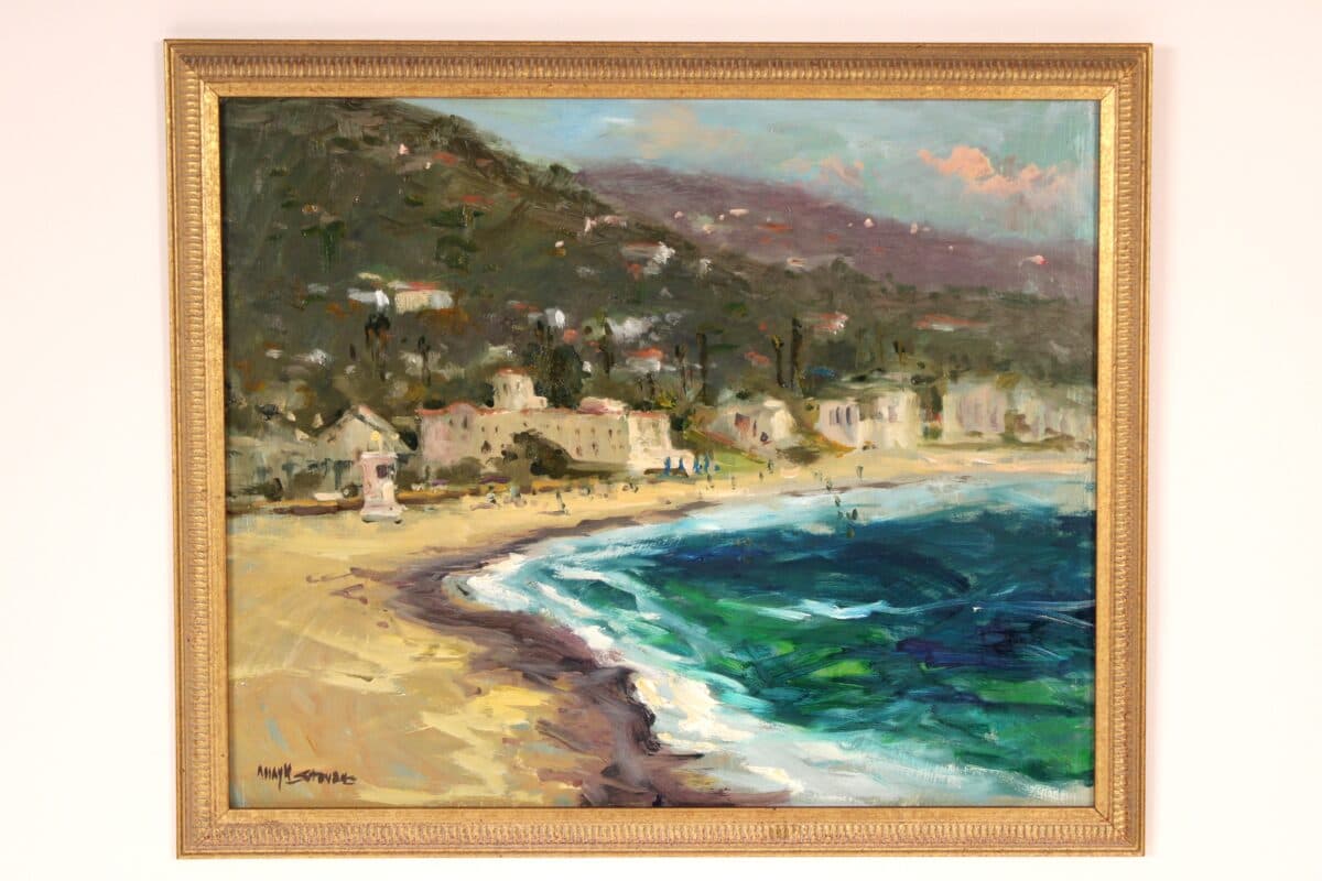 Laguna Beach Coastal Painting by Allayn Stevens