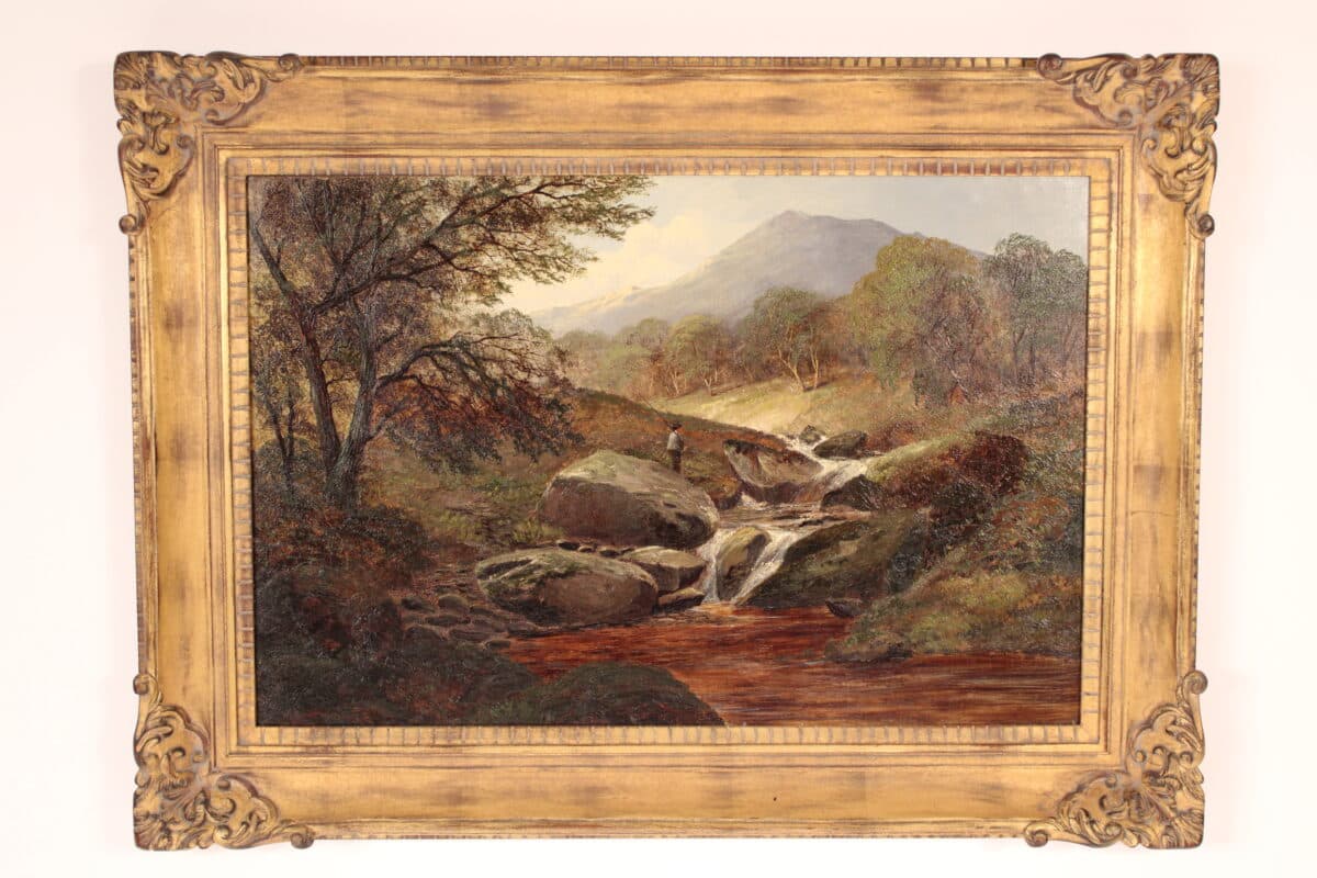 19th Century English Landscape Painting by William R. Whitby