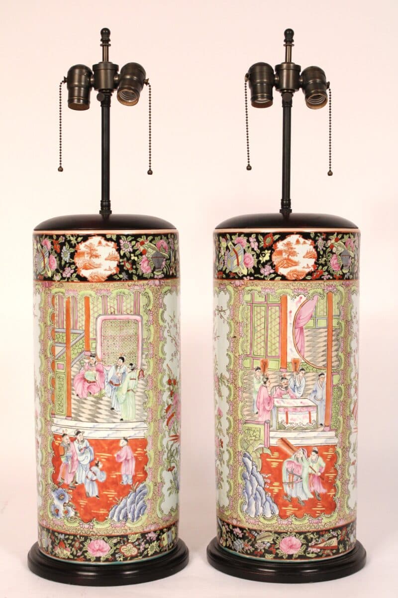 Pair of Chinese Lamps