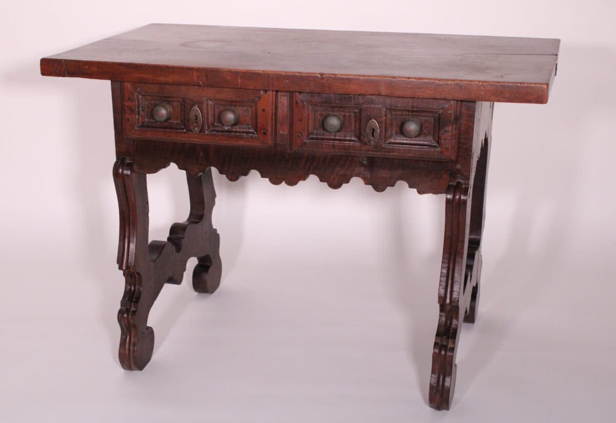 18th Century Continental Walnut Sofa Table