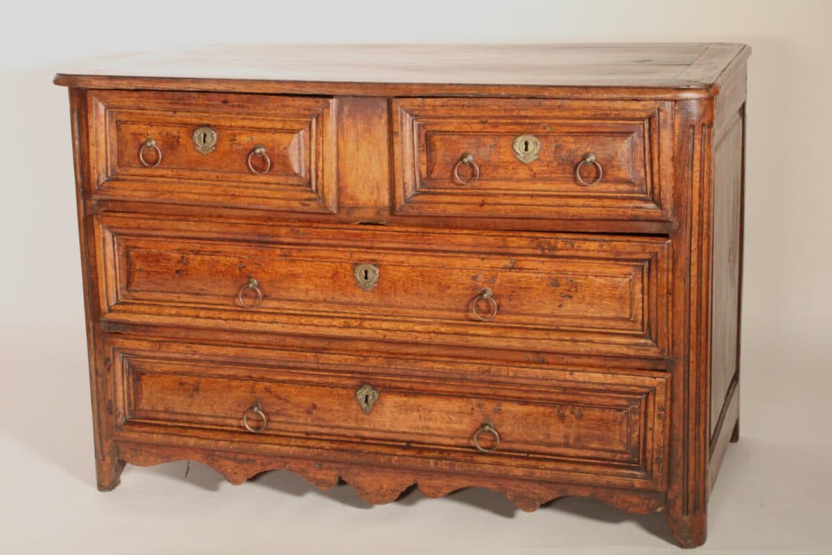 18th Century Regence Provincial Oak Chest of Drawers