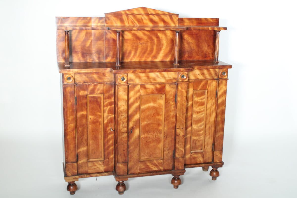 Early 19th Century Continental Neo Classical Style Maple Chiffonier