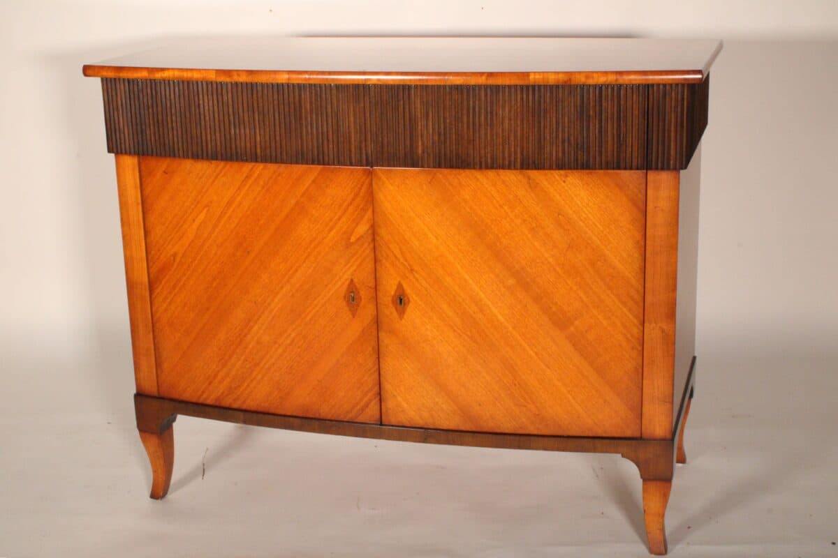 Art Moderne Style Cherry Wood Cabinet Made by William Switzer