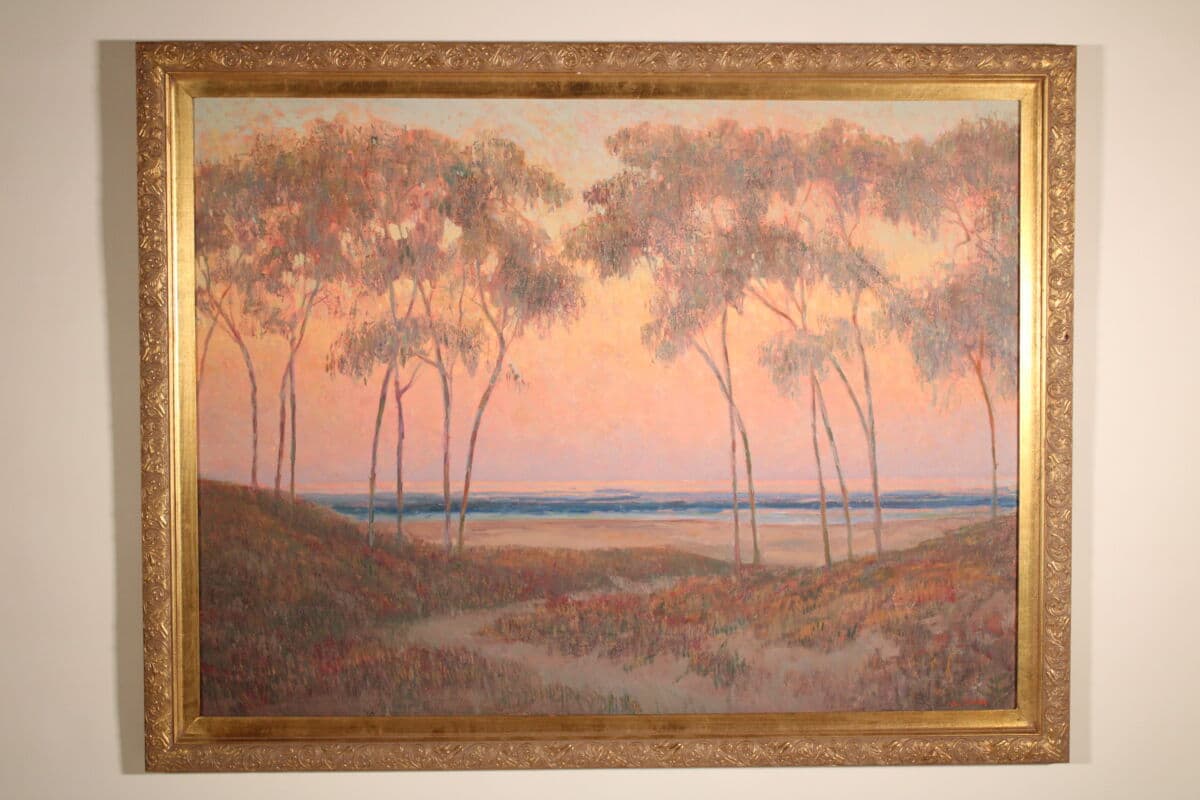 Coastal Sunset Painting by William Dorsey (1942-2019)