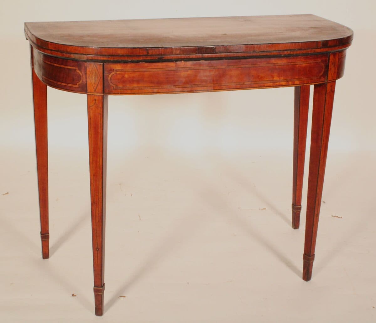 18th Century George III Satinwood Games Table