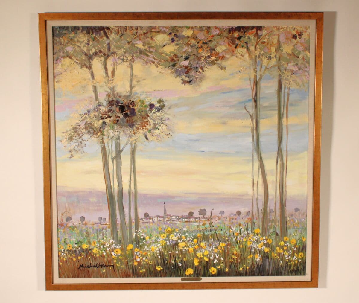 Painting by French Artist Michael Henry (1928-2016)