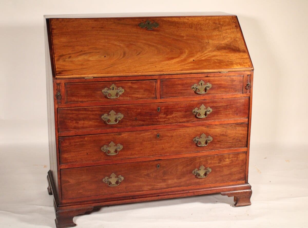 Late 18th Century George III Mahogany Slant Top Desk