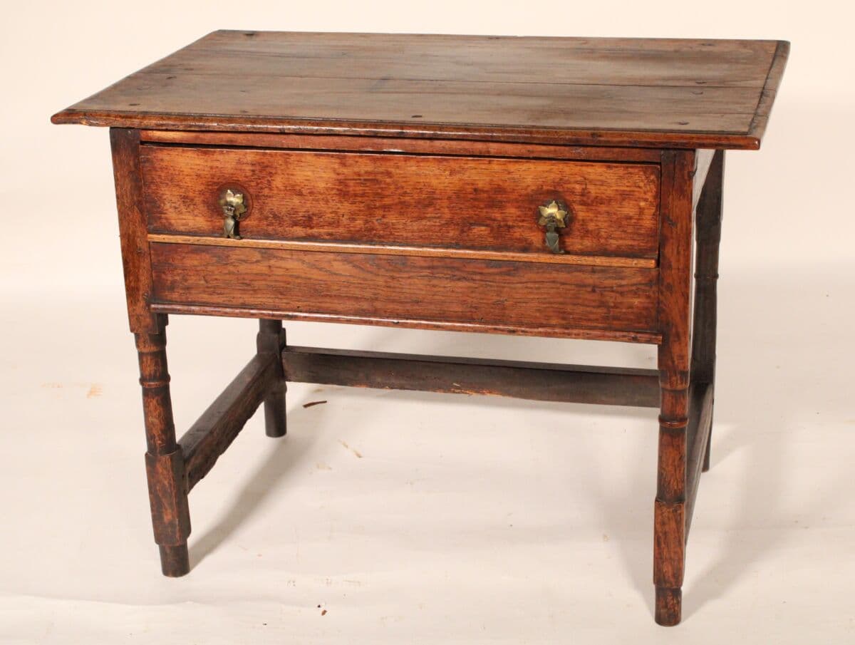 19th Century English Oak Occasional Table