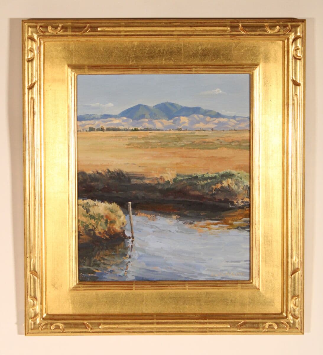 Painting of Mt. Diablo by Ian Mckibban White (Born 1929)