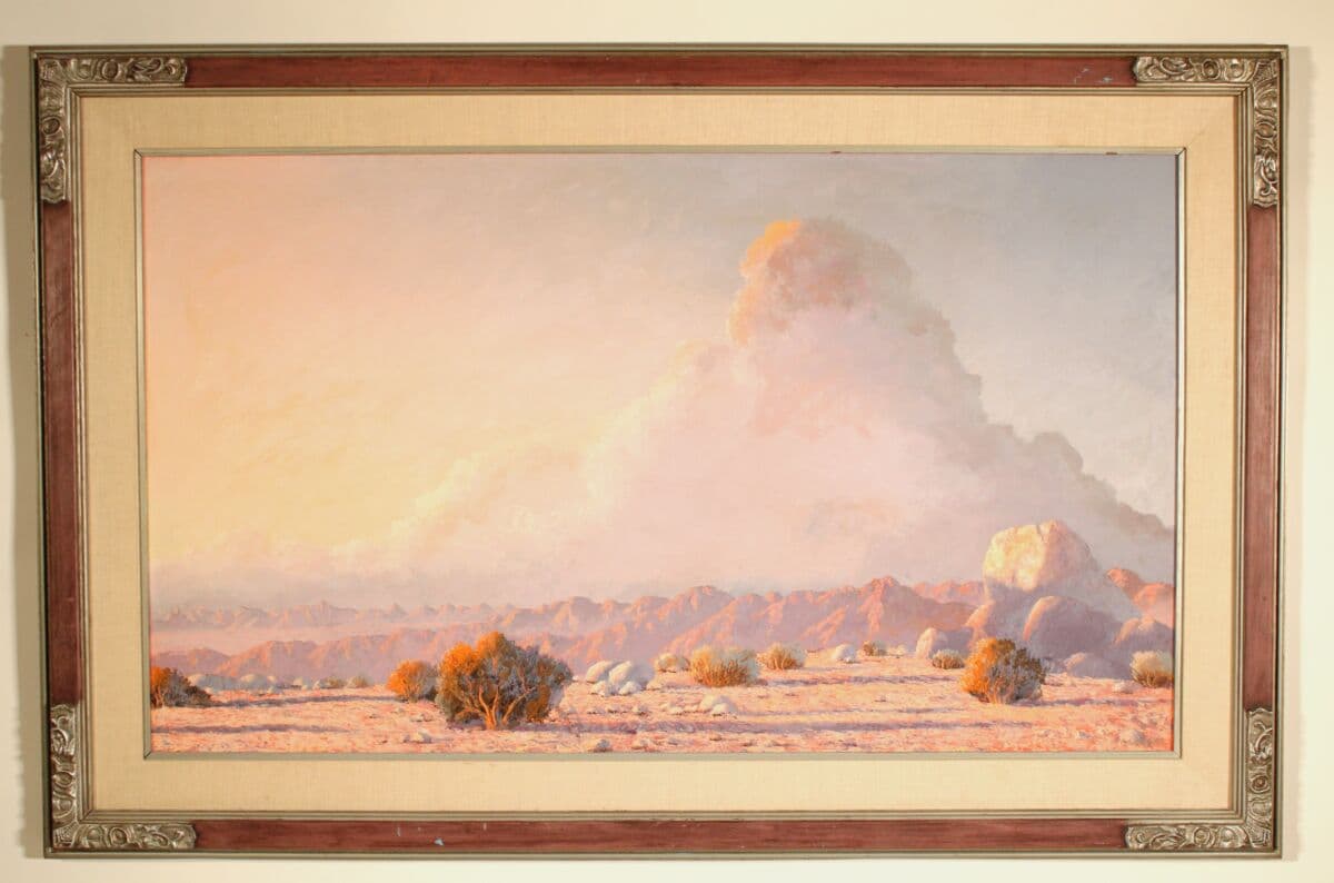 Desert Landscape Painting by John Hilton (1904-1983)