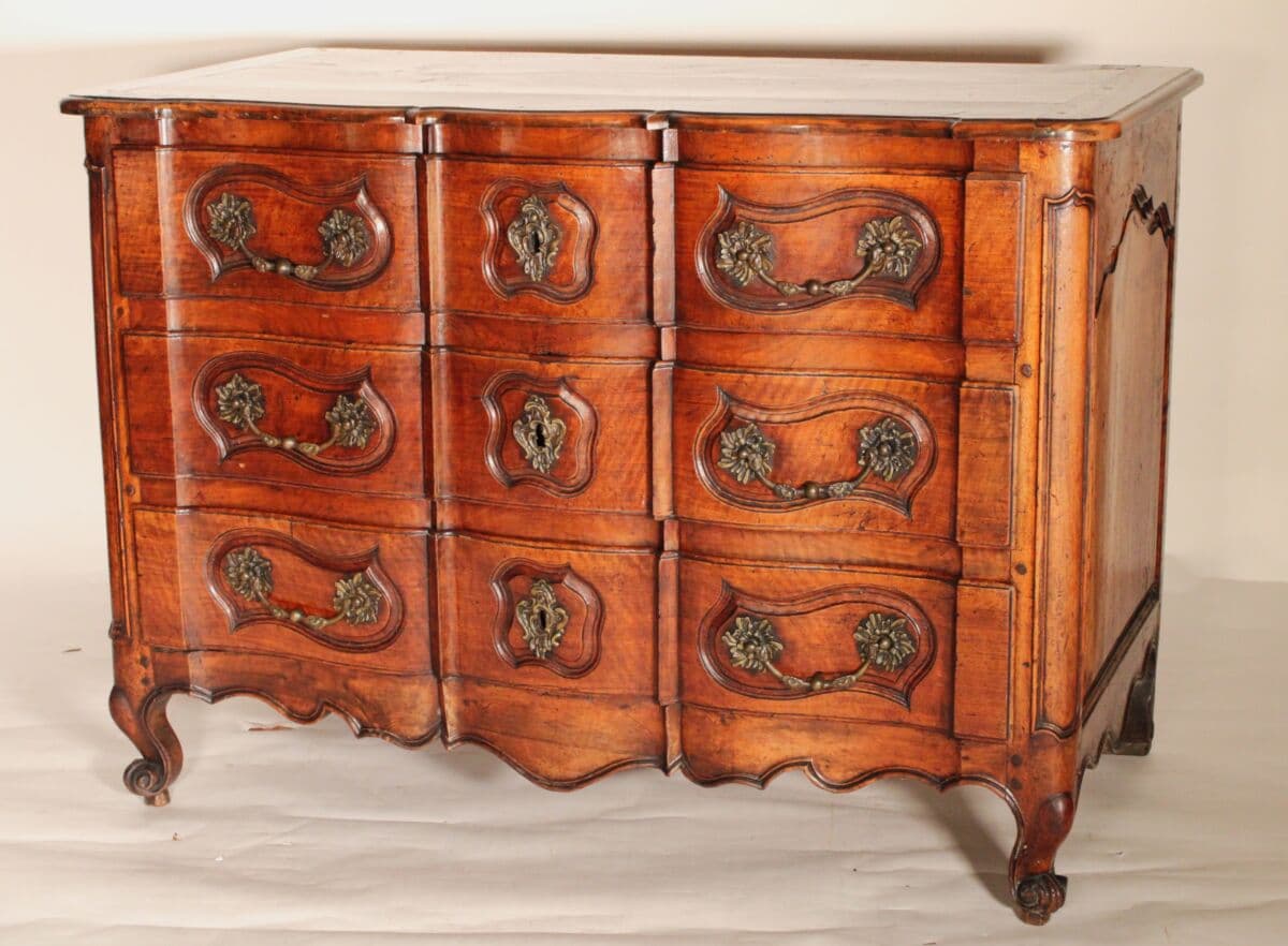 18th Century Louis XV Provincial Walnut Chest of Drawers