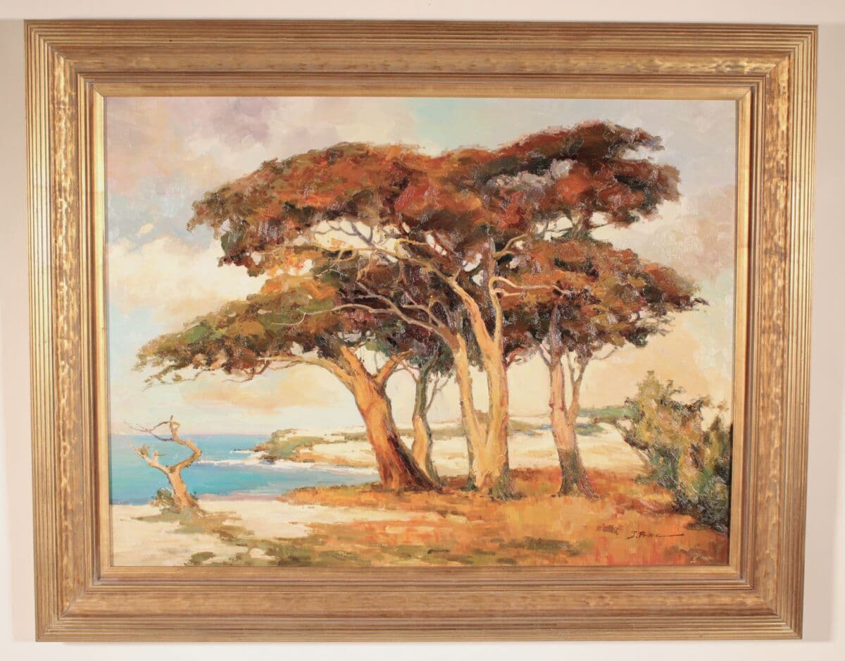 Monterey Coastal Painting Signed J. Price