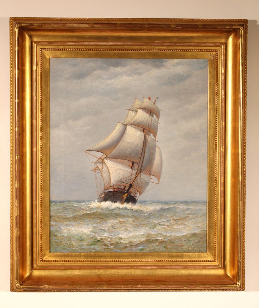 Painting by James Gale Tyler (1855-1931) Titled “Carry My Sail”