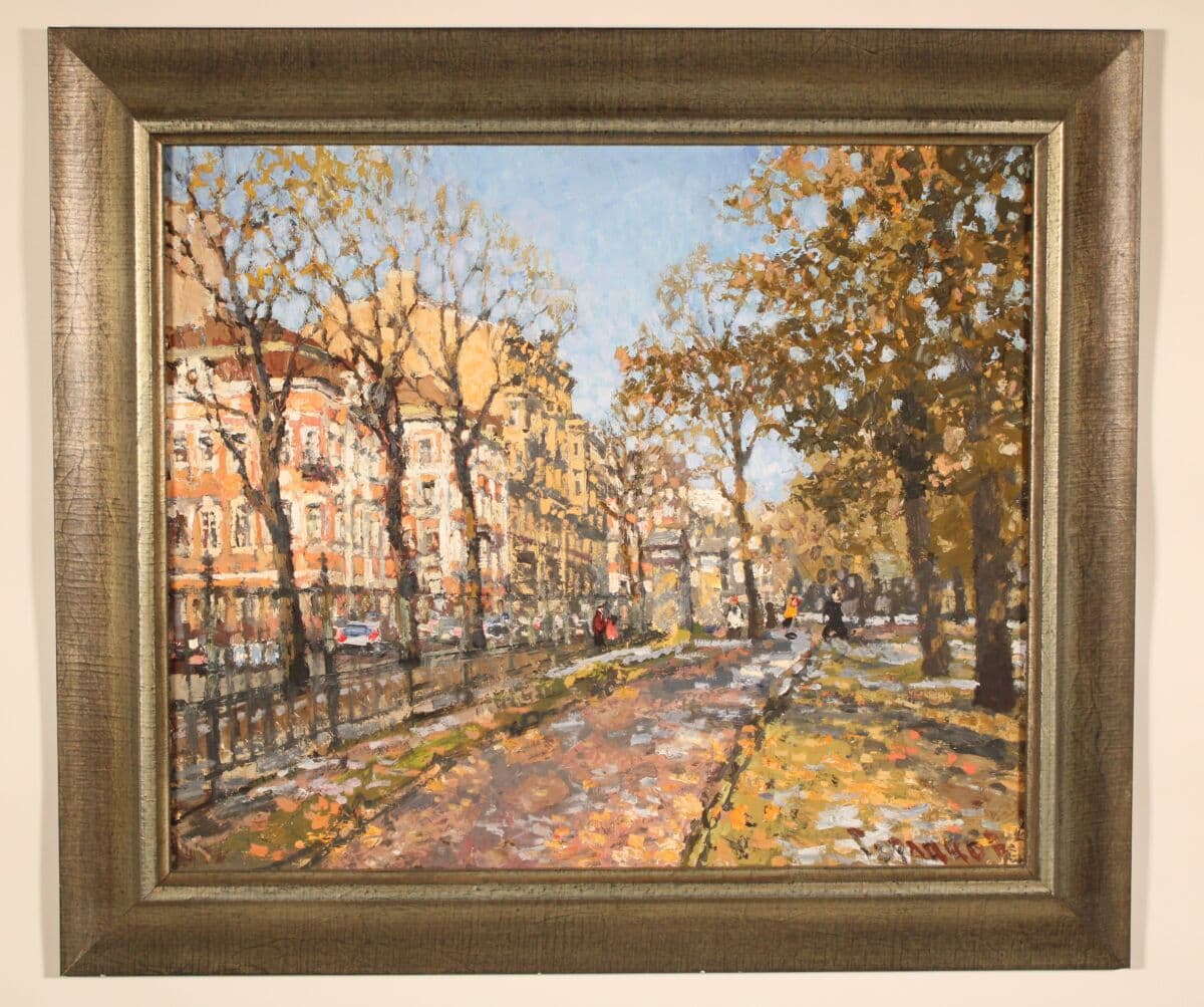 Painting of St. Petersburg by Russian Artist Andrian Gorlanov (Born 1964)