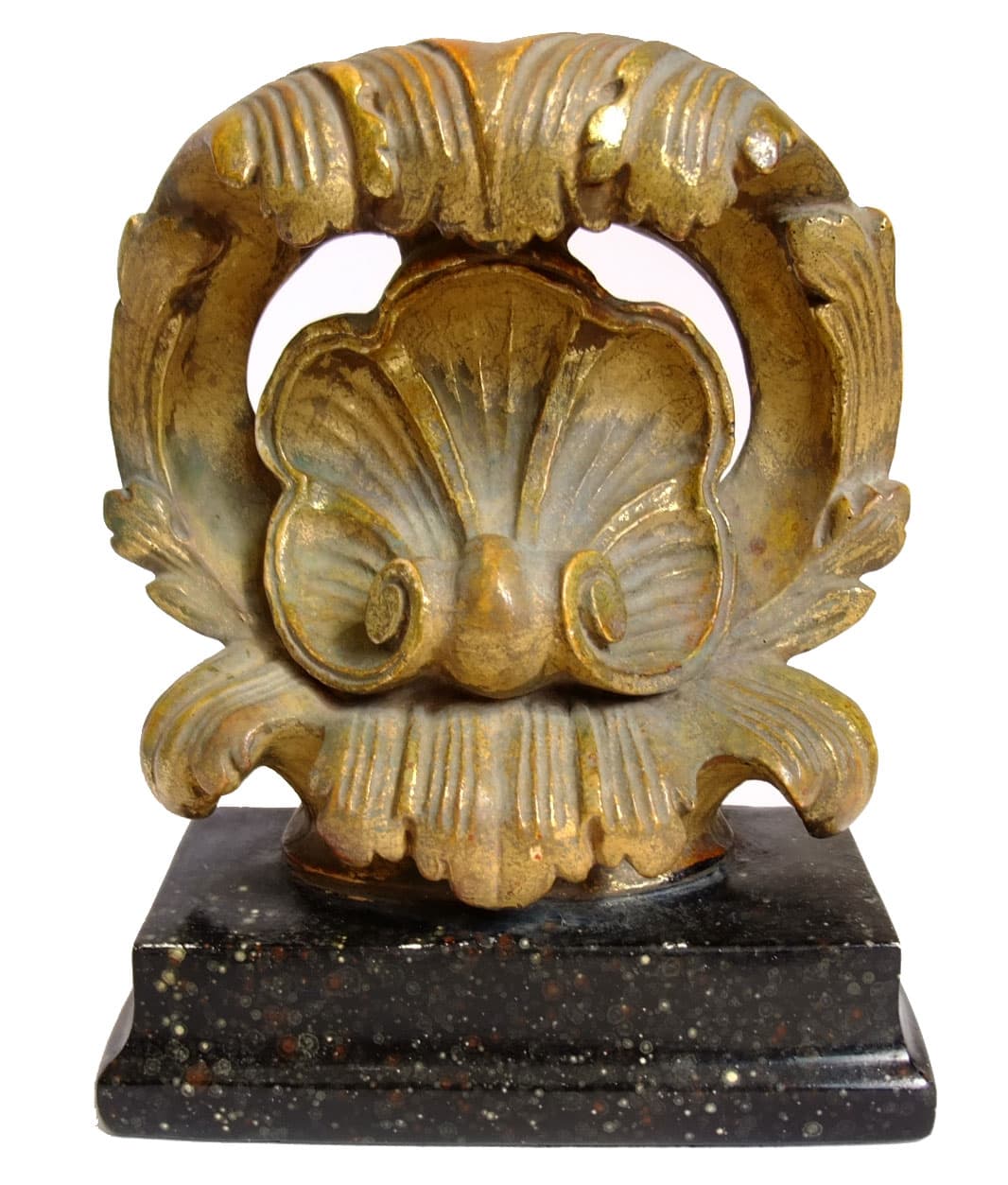 Sold - Borghese Rococo Shell Bookend - Rubbish Interiors Inc.