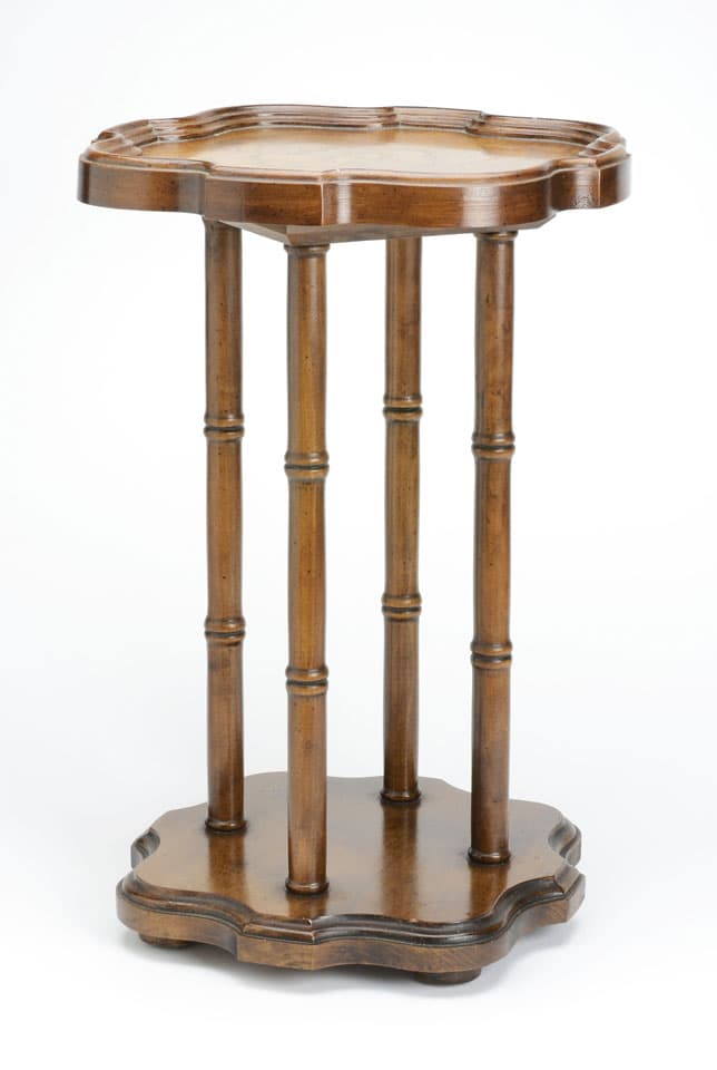 Sold - Small Walnut Occasional Table - Rubbish Interiors Inc.