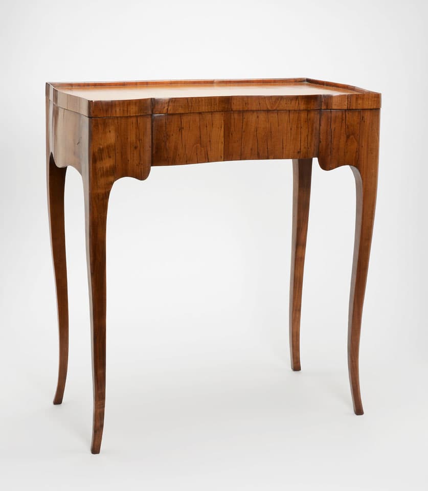 Sold - Small Italian Walnut Table - Rubbish Interiors Inc.