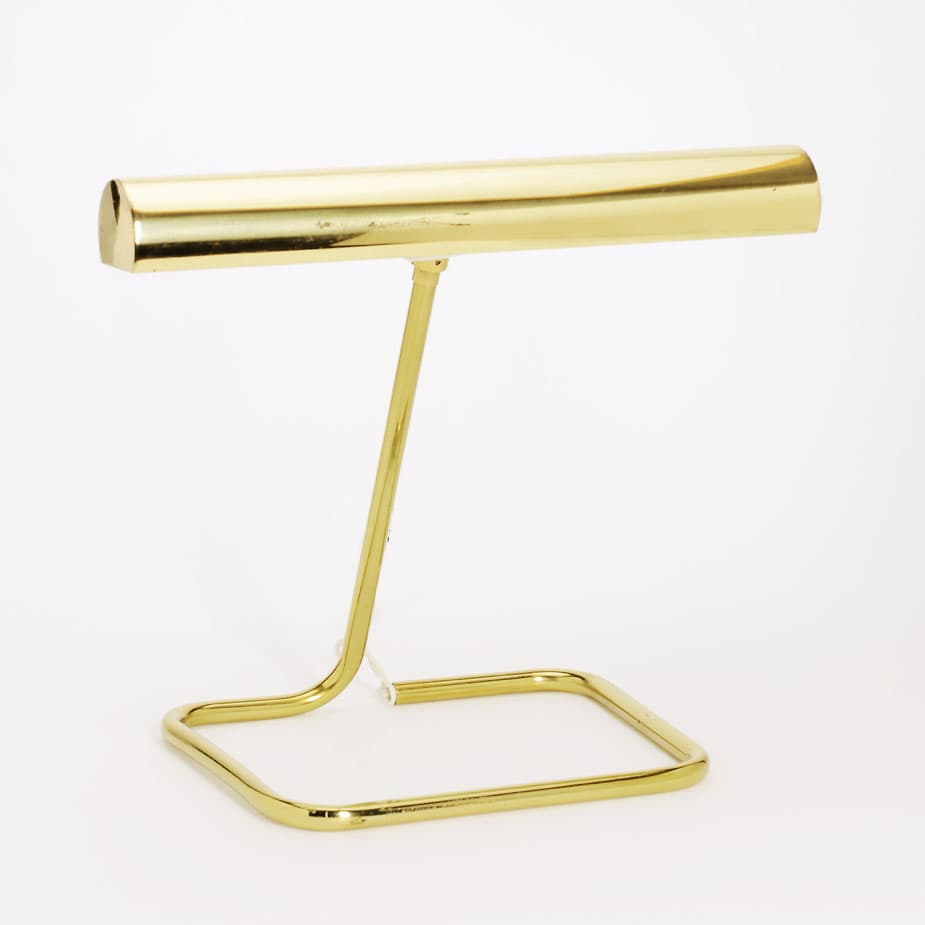 Sold - Modern Brass Desk Lamp - Rubbish Interiors Inc.