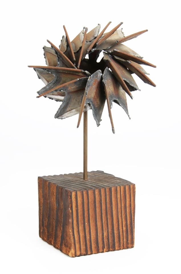 Sold - Modern Tree Sculpture on Wood Base - Rubbish Interiors Inc.