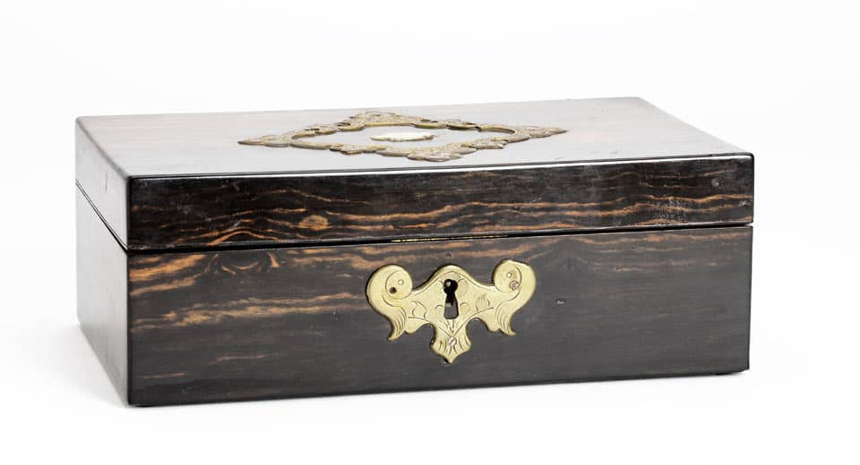Sold - Coromandal & Brass Box - Rubbish Interiors Inc.