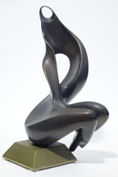 Sold - Modern bronze sculpture - 9513 - Rubbish Interiors Inc.