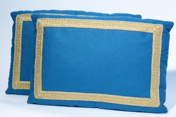Sold - Teal Pillows, pair - Rubbish Interiors Inc.