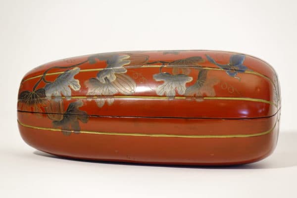 Sold - Hand Painted Asian Gourd Box - 9322 - Rubbish Interiors Inc.