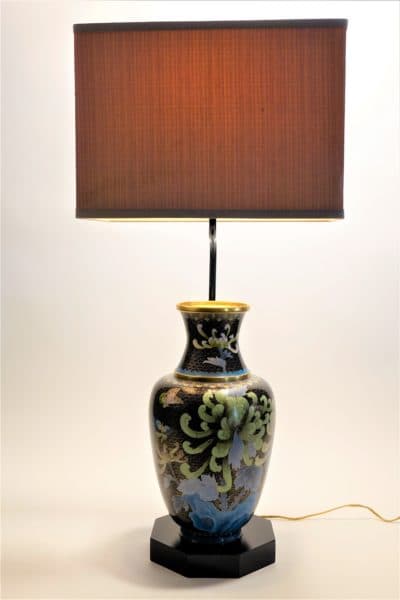 Sold - French Wire Lamp, with Base for Vase or Sculpture - 6686 - Rubbish Interiors Inc.