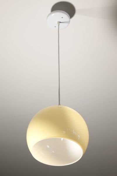 Sold - Yellow Pendant Lamp - 9632 - Rubbish Interiors Inc.