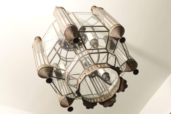 Lighting - Vintage Moroccan Hanging Electric Lantern - 9707 - Rubbish Interiors Inc.