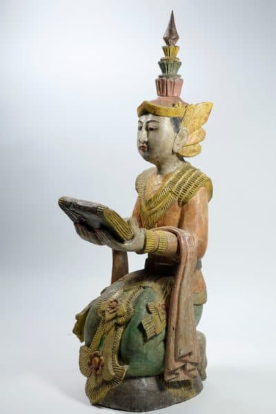 Art - Thai Figure Offering Book of Knowledge - 9112 - Rubbish Interiors Inc.