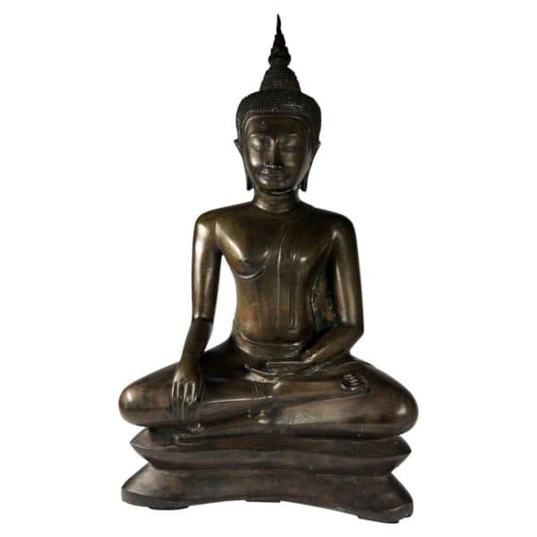 Accessories - Seated Buddha, Brass - Rubbish Interiors Inc.