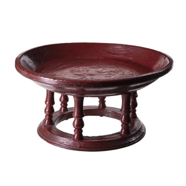 Accessories, Sold - Burnt Orange Footed Asian Bowl - Rubbish Interiors Inc.