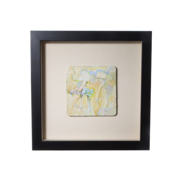 Art, Sold - Small Abstract Oil Painting by Wesley Johnson - Rubbish Interiors Inc.
