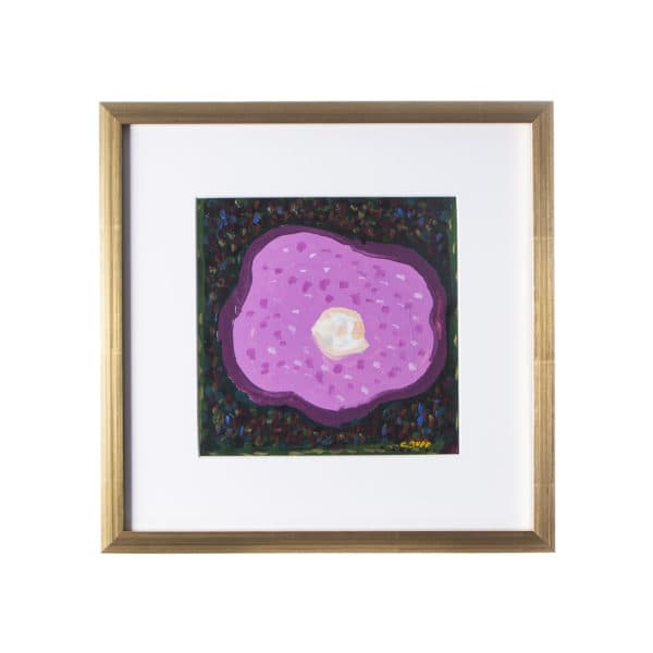 Art, Sold - Abstract Purple Oil Painting in Gold Frame ,By Conrad Buff 10769 - Rubbish Interiors Inc.