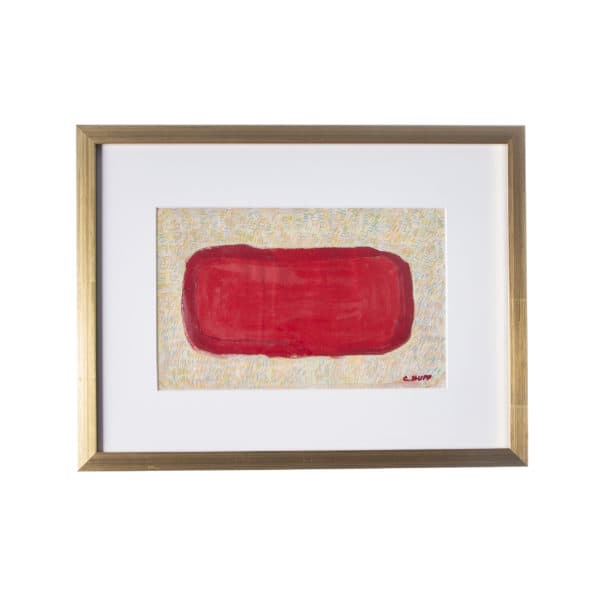 Sold - Oil Painting "Red" in Gold Frame ,By Conrad Buff 10768 - Rubbish Interiors Inc.