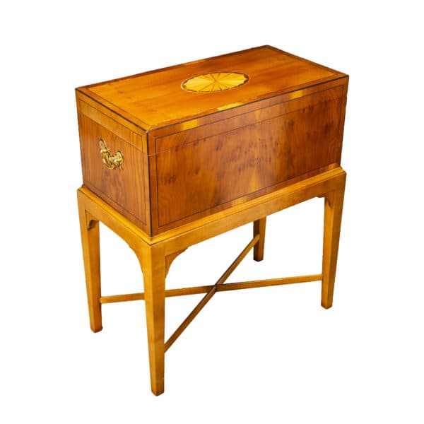 Tables, Sold - Box on Stand, By Baker - Rubbish Interiors Inc.